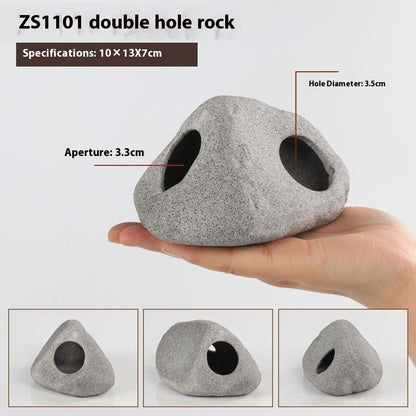 CichlidStone - Set Rifugi in Ceramica Naturale
