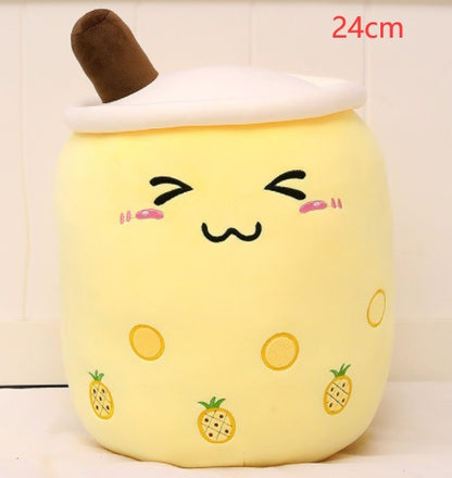 Boba Tea Plush – Cuscino Peluche a forma di Tazza Bubble Tea