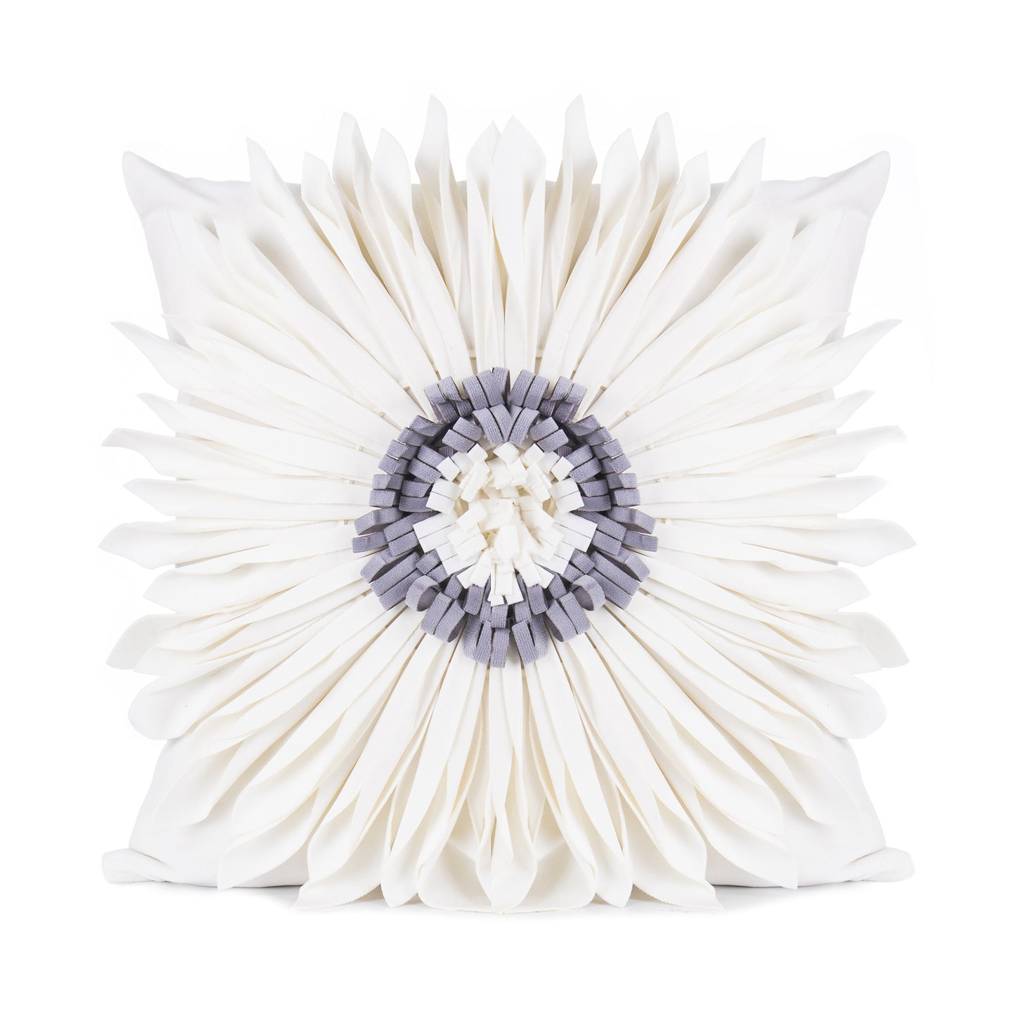 3D Chrysanthemum Velvet – Cuscino in Velluto con Cuciture a Fiore 3D
