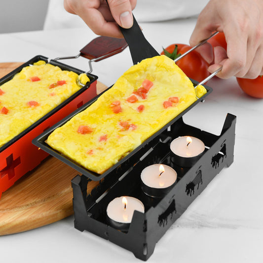 Candlelight Mini Grill – Set Mini Teglie Antiaderenti con Riscaldamento a Candela