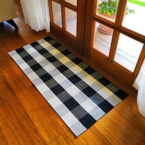 Buffalo Check Cotton Rug – Tappeto in Cotone a Quadri Stile Buffalo
