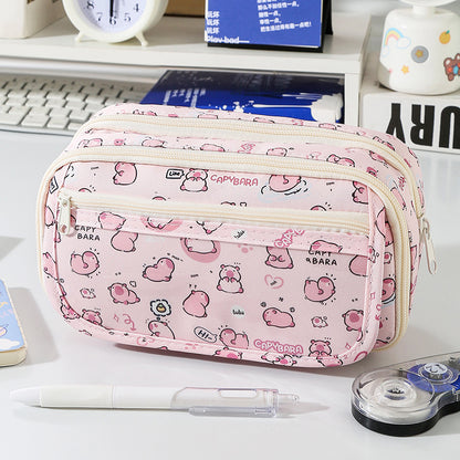 Astuccio Maxi-Capacity Kawaii Capibara