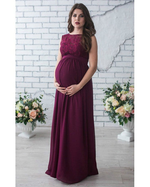 Pure Lace - Abito Premaman in Pizzo per Occasioni Speciali (S-3XL)