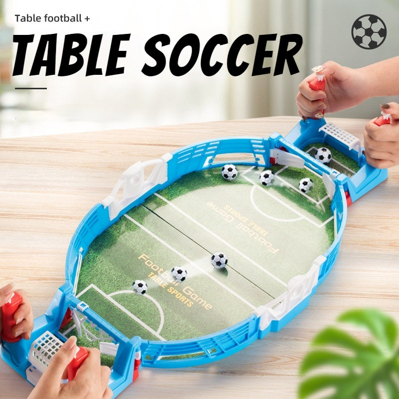 Desktop Soccer Pro – Mini Kit Calcio Balilla da Tavolo Portatile
