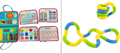 Sensory Skill Book – Libro Interattivo Sensoriale per Apprendimento Prescolare