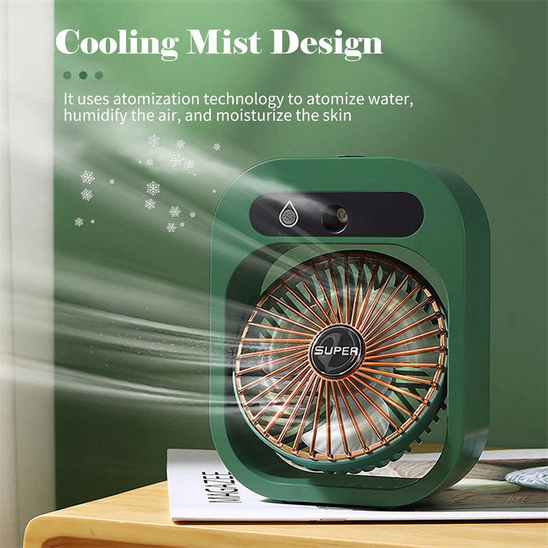 Artic Mist - Ventilatore & Raffrescatore da Scrivania 3-in-1
