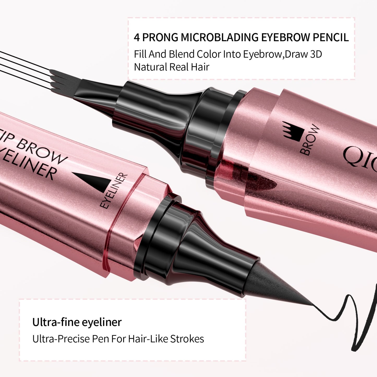 Matita 4 forchette + Eyeliner 2 in 1