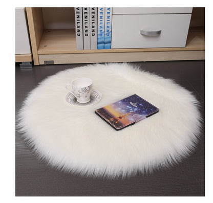 Soft-Cloud Round Rug – Tappeto Rotondo in Lana a Pelo Morbido per Camera