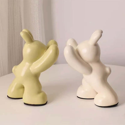 Fermalibri Design Coniglio in Ceramica