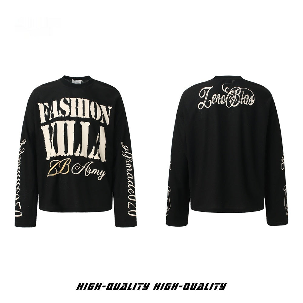 Felpa con Scritte – Felpa a Maniche Lunghe (M-XL)