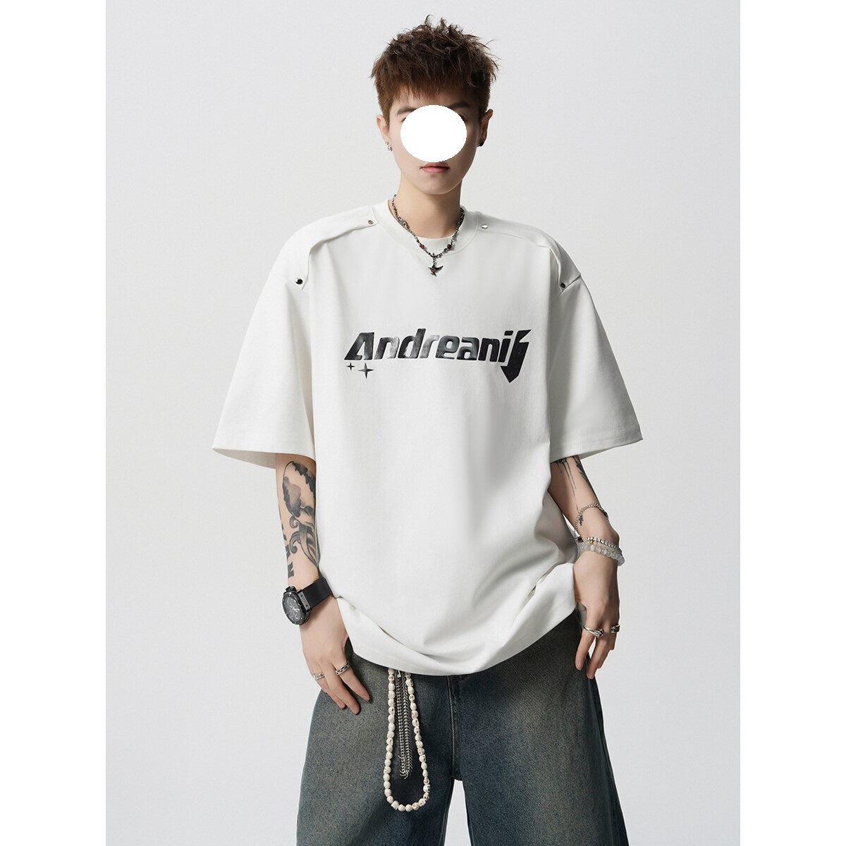 T-Shirt Lettering Half-Sleeve (M-3XL)