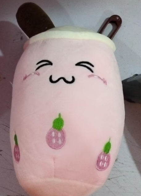 Boba Tea Plush – Cuscino Peluche a forma di Tazza Bubble Tea