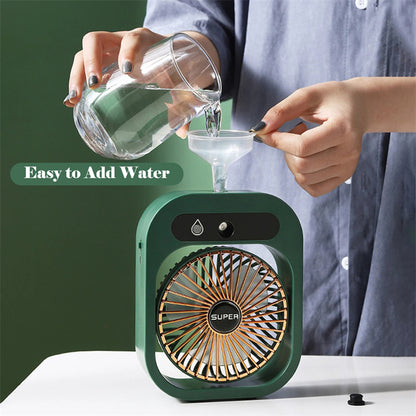 Artic Mist - Ventilatore & Raffrescatore da Scrivania 3-in-1