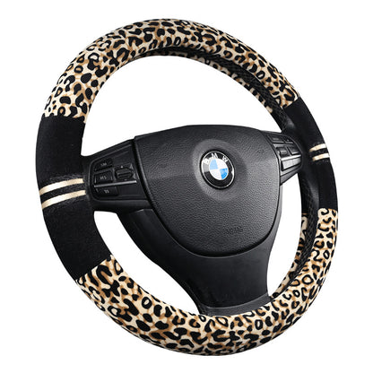 Wild-Touch - Coprivolante in Peluche Leopardato