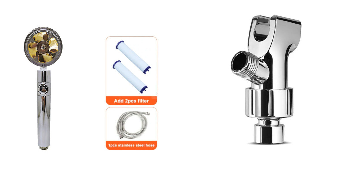 Soffione Doccia Turbo Jet con Filtro a Elica