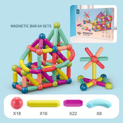 Magno-Build Sticks – Set di Costruzioni con Bastoncini Magnetici