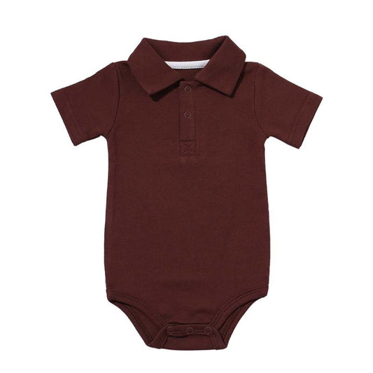 Little Pro – Body Polo con Colletto a Manica Corta (3 mesi, 6 mesi, 9 mesi, 12 mesi, 18 mesi, 24 mesi)