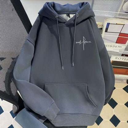 Hoodie Cloud Relax – Felpa con Cappuccio, Taglio Ampio e Stile Essential (M-3XL/5XL-8XL)