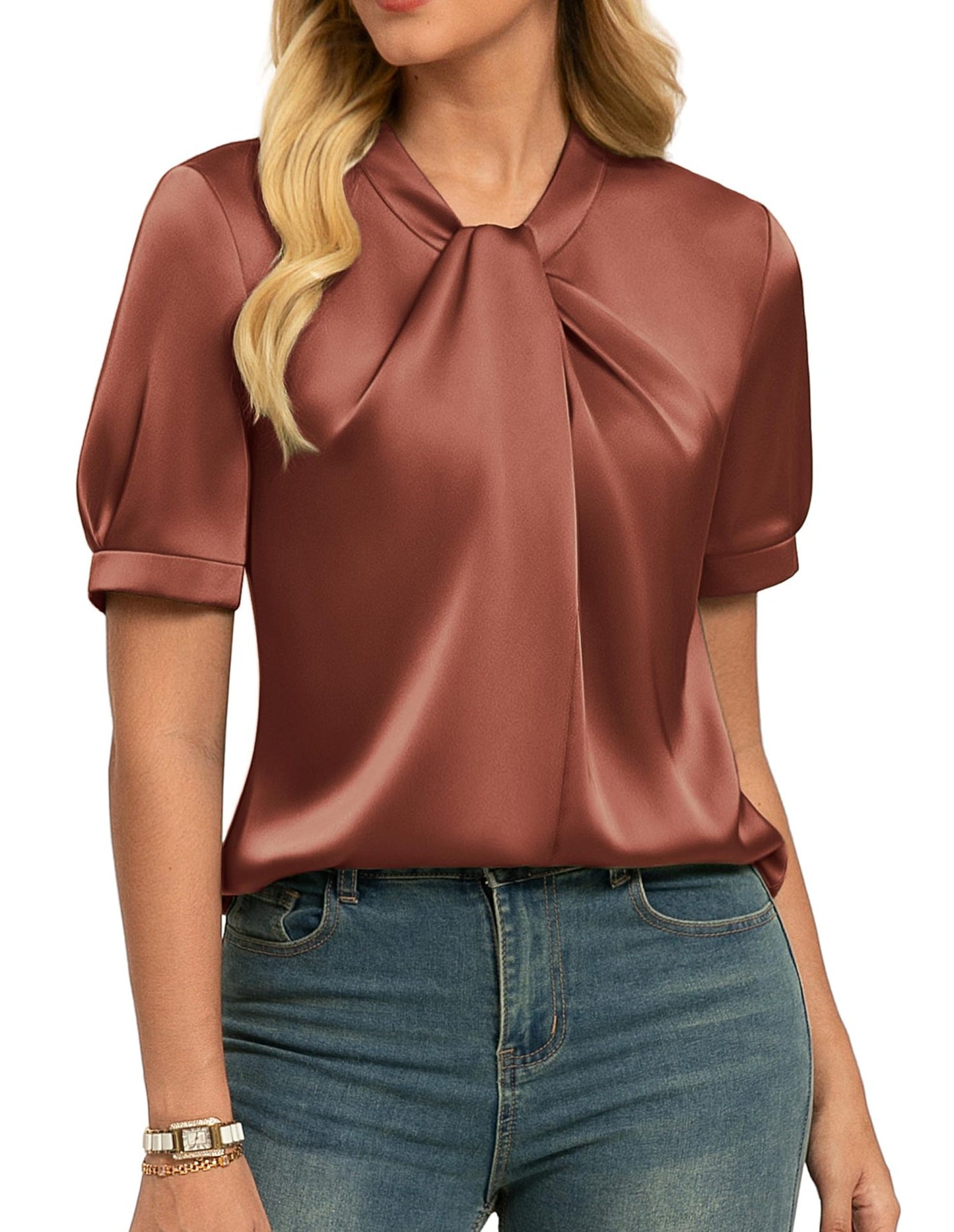 Camicia in Raso (S-2XL)