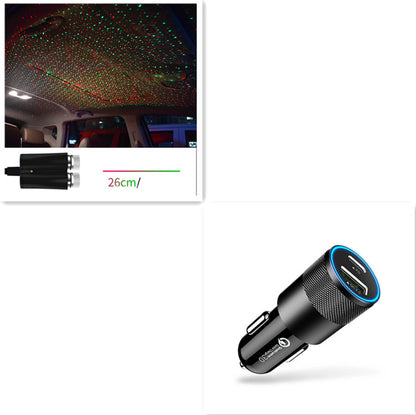 USB Star-Party Light: Atmosfera Auto & Casa