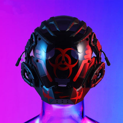 Maschera Cyberpunk per Casco