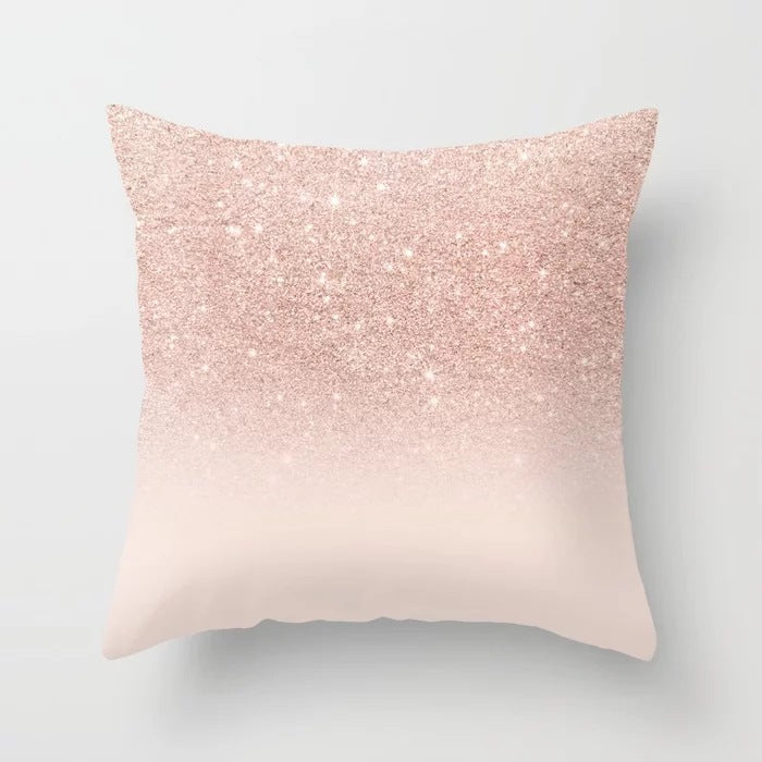 Pink Soft-Touch Case – Federa per Cuscino in Velluto Rosa Pastello
