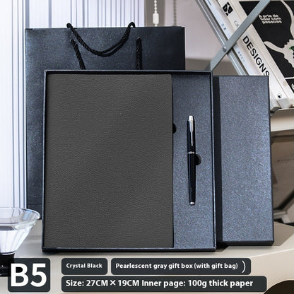 Notebook in Pelle Morbida Motivo Litchi