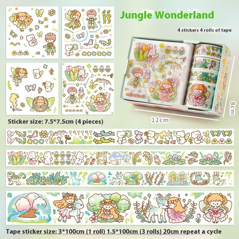 Gift-Sticker Set Kawaii Cartoon