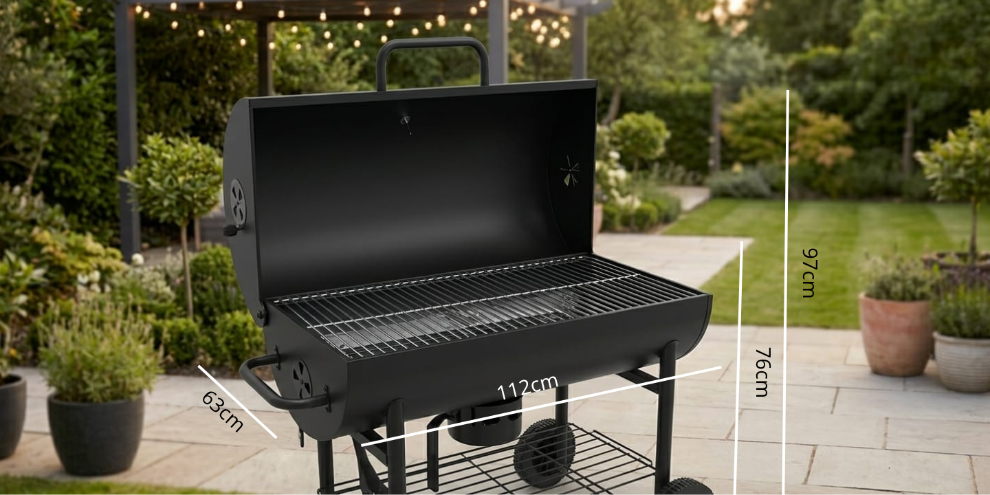 Barbecue Barrel King KY740A-1