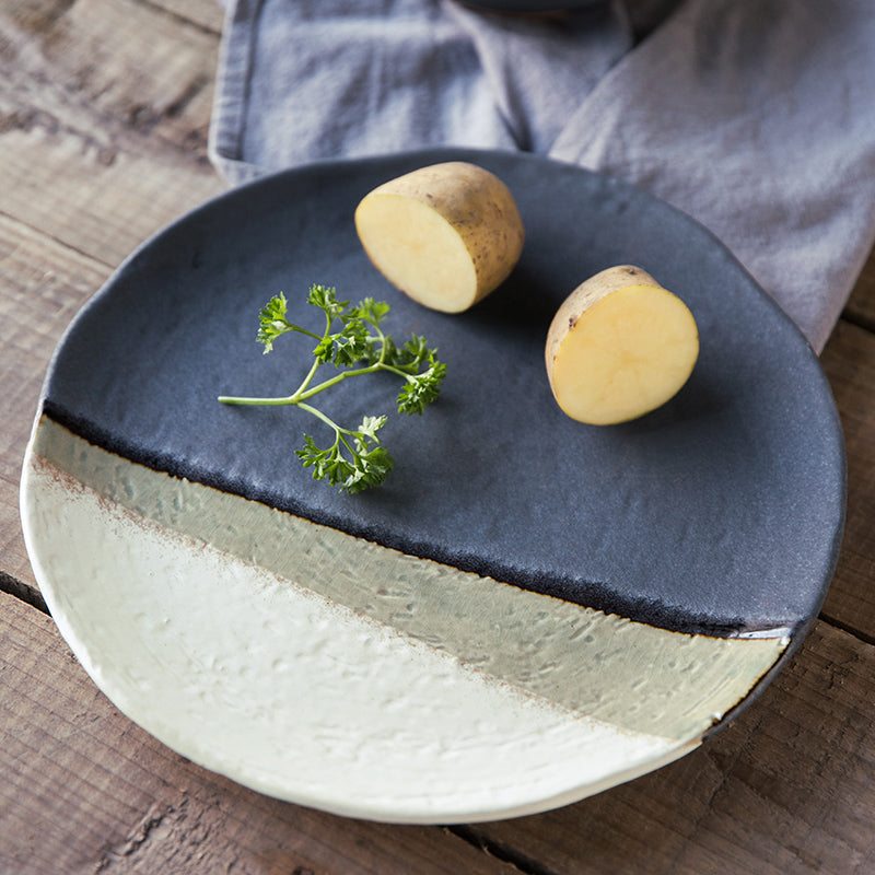 Retro Thick Ceramic – Piatti Spessi Quadrati e Rotondi