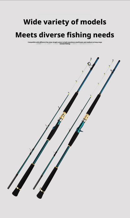 Canna da Pesca M.S Hai Bao II Spinning/Casting 1.50m, 1.68m, 1.80m, 1.98m 2.10m, 2.40m, 2.70m