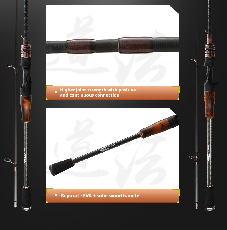 Canna da Pesca Rollfish Daofa Spinning/Casting 1.80m, 1.98m, 2.10m, 2.40m, 2.70m