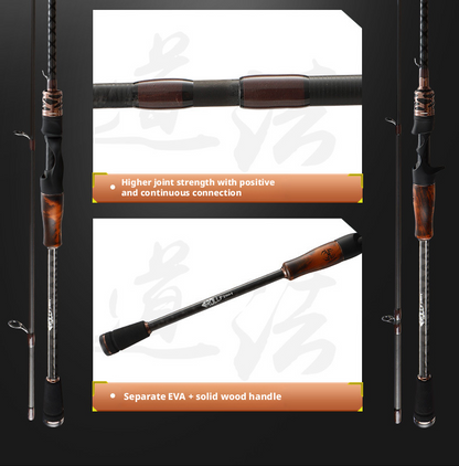 Canna da Pesca Rollfish Daofa Spinning/Casting 1.80m, 1.98m, 2.10m, 2.40m, 2.70m
