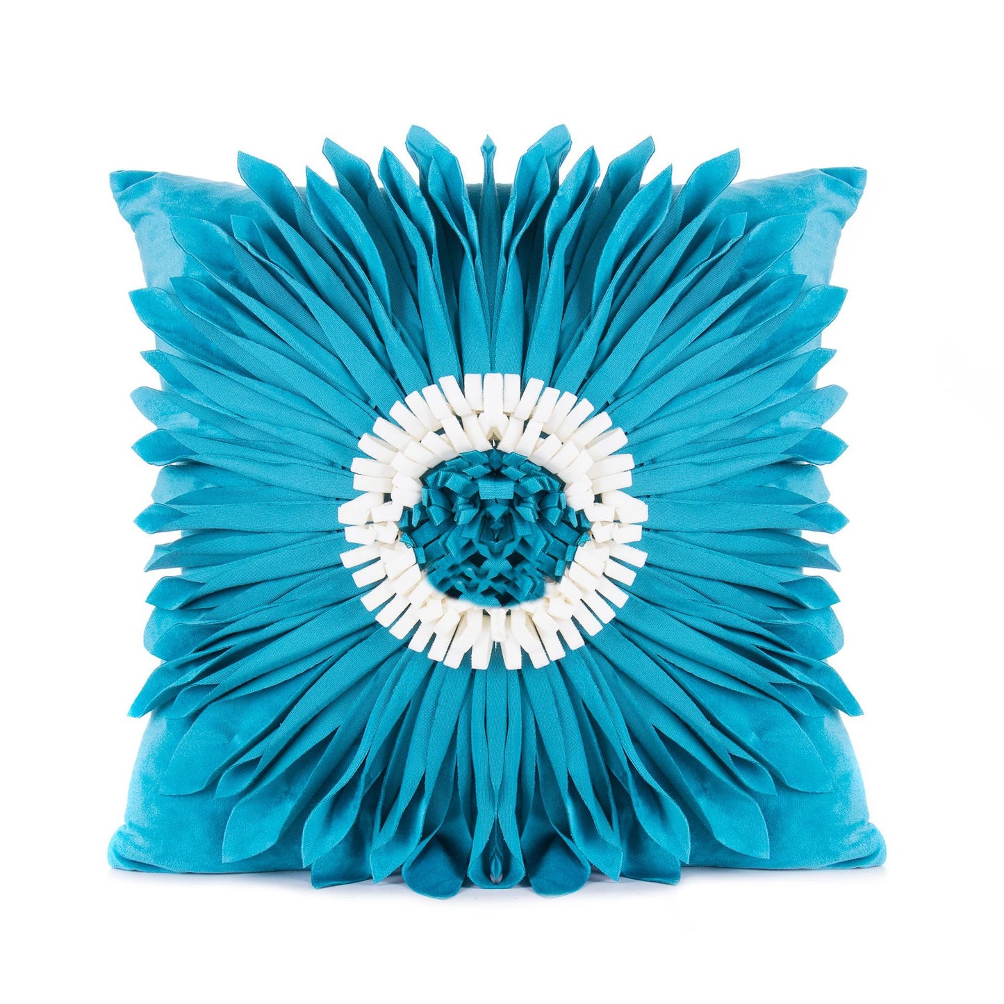 3D Chrysanthemum Velvet – Cuscino in Velluto con Cuciture a Fiore 3D