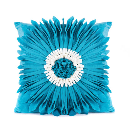 3D Chrysanthemum Velvet – Cuscino in Velluto con Cuciture a Fiore 3D