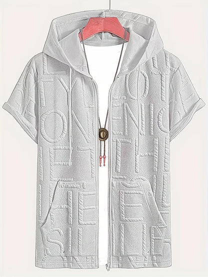 Jacquard Hoodie Tee (2XL-6XL)