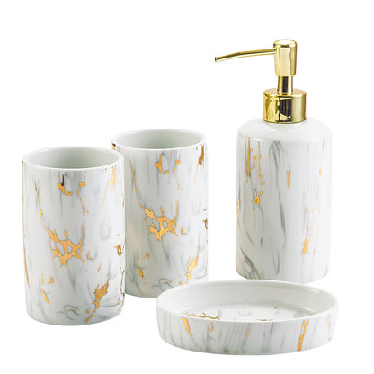 Set Bagno Royal Marble in Ceramica e Marmo