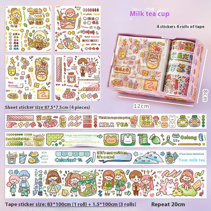 Gift-Sticker Set Kawaii Cartoon