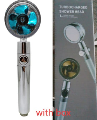 Soffione Doccia Turbo Jet con Filtro a Elica