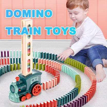Domino Express – Trenino Elettrico con Rilascio Automatico Blocchi