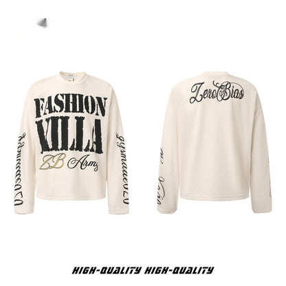 Felpa con Scritte – Felpa a Maniche Lunghe (M-XL)