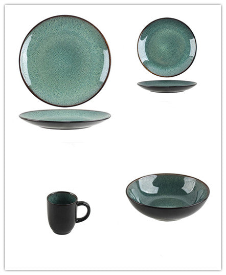 Nile Royal Emerald - Set in Porcellana