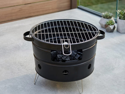 Rover Grill 33 - Barbecue a Carbonella Compatto per Balcone
