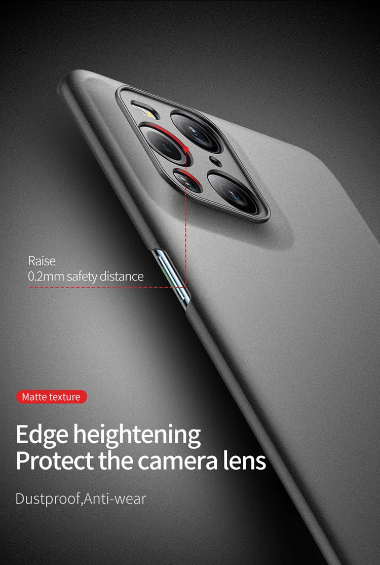 Cover Ultra Slim Frosted Case OPPO Find X3 Pro