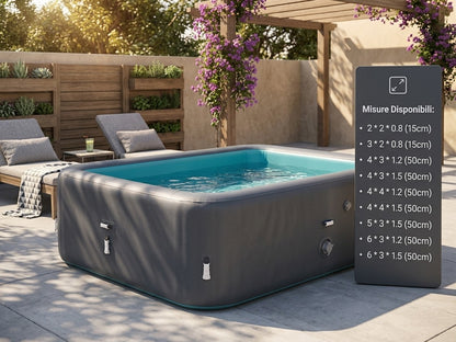 Piscina Rigida Premium Square (Bordo Rinforzato)