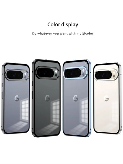 Cover con Telaio in Alluminio (Google Pixel 9/10 Pro/XL/9A/8/8A/7/7A)