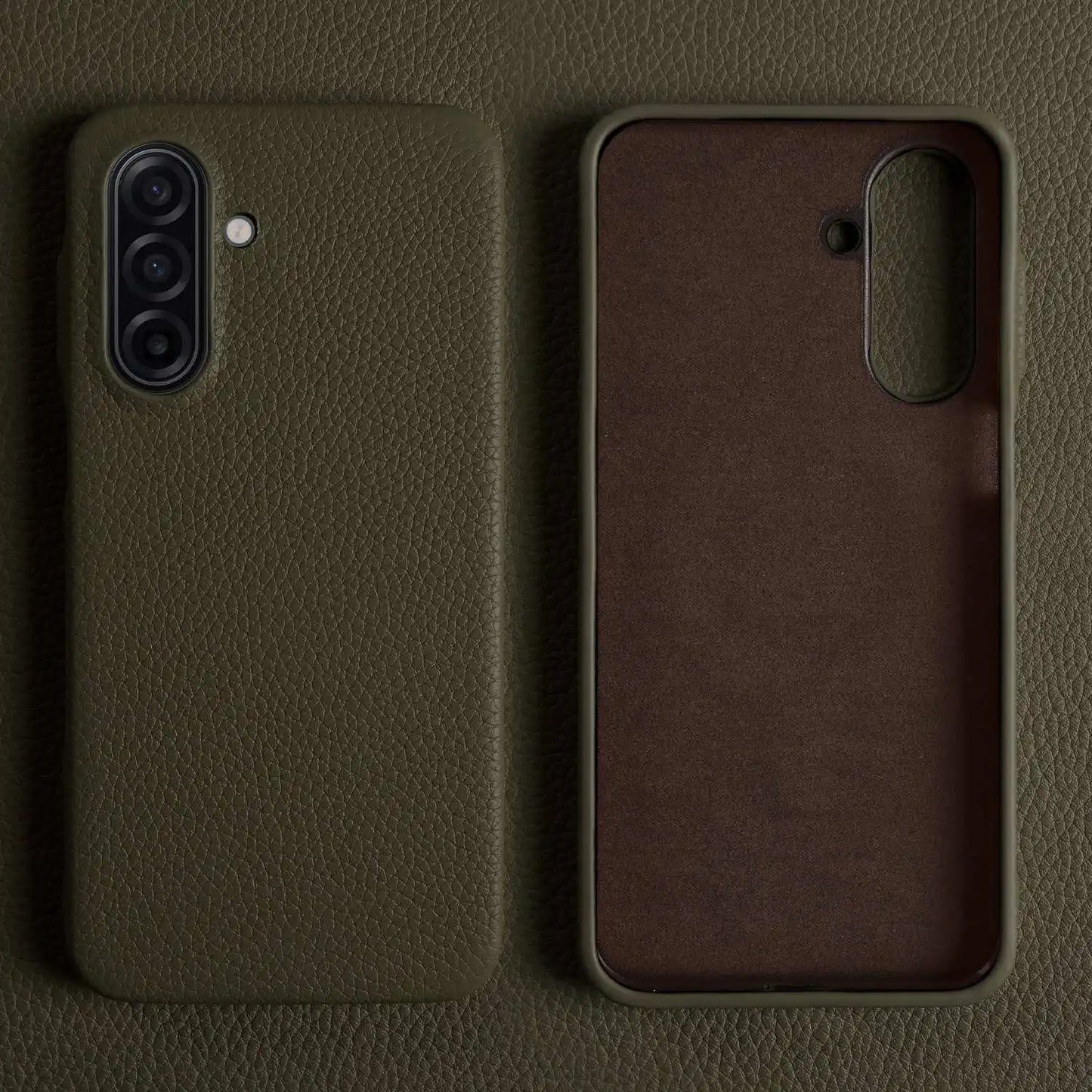 Cover Urban Luxe Wrapped (Genuine Leather Full) (Samsung Galaxy A17/A07/A26/A36/A56/A15/A53/A24)