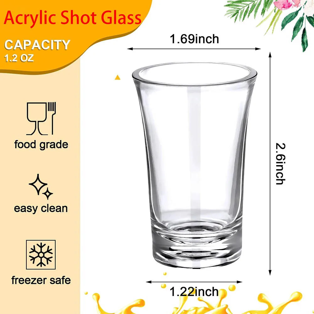Reinforced Shot Glasses (Set in Acrilico)