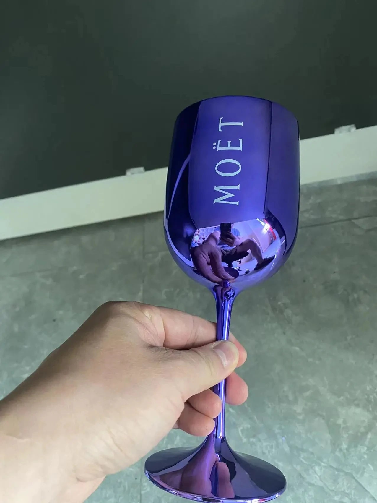 Electric Glow Flûte 480ml (Infrangibile Rosa/Blu)