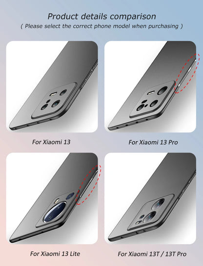 Cover Ultra-Thin Luxury PC (XIAOMI Mi 14/13/13T/14T Pro/Lite/T/T Pro)